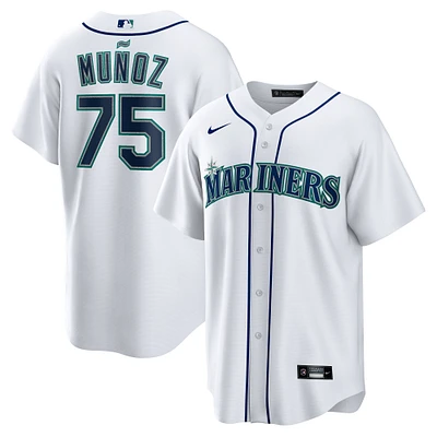 Men's Nike Andres Munoz White Seattle Mariners Home Replica Jersey