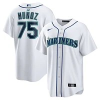 Men's Nike Andres Munoz White Seattle Mariners Home Replica Jersey