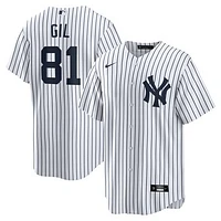 Men's Nike Luis Gil White New York Yankees Home Replica Jersey