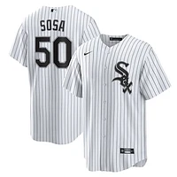 Men's Nike Lenyn Sosa White Chicago Sox Home Replica Jersey
