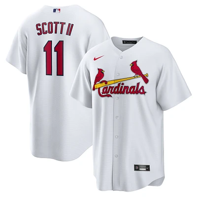 Men's Nike Victor Scott II White St. Louis Cardinals Home Replica Jersey