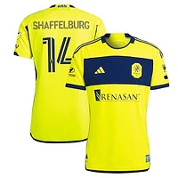 Men's adidas Jacob Shaffelburg Yellow Nashville SC 2024 The 615 Kit Authentic Player Jersey