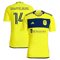 Men's adidas Jacob Shaffelburg Yellow Nashville SC 2024 The 615 Kit Replica Player Jersey