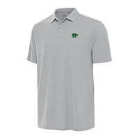 Men's Antigua Gray Kansas State Wildcats St. Patrick's Day Era Polo