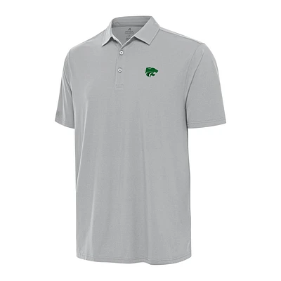 Men's Antigua Gray Kansas State Wildcats St. Patrick's Day Era Polo
