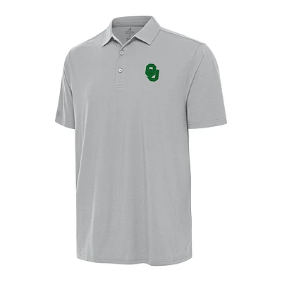 Men's Antigua Gray Oklahoma Sooners St. Patrick's Day Era Polo