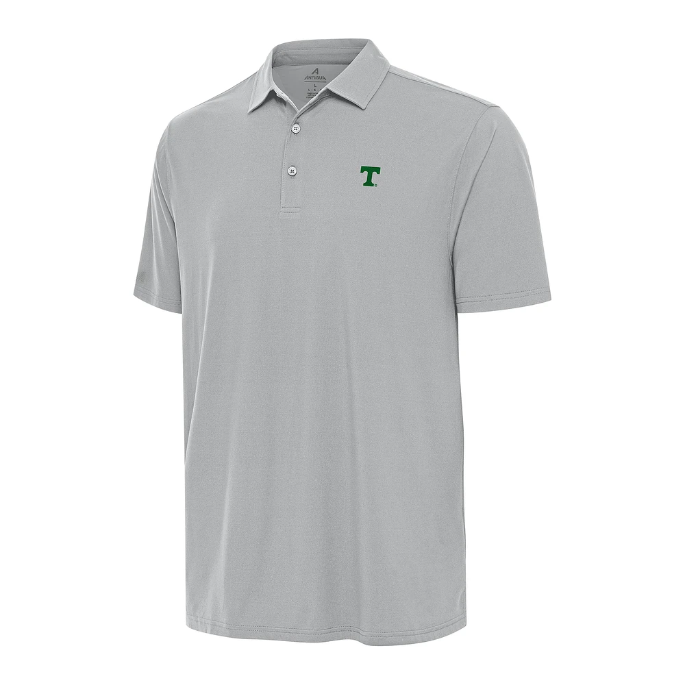 Men's Antigua Gray Tennessee Volunteers St. Patrick's Day Era Polo