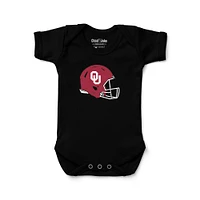 Infant Chad & Jake Black Oklahoma Sooners Logo Bodysuit