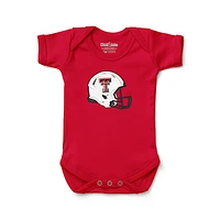 Infant Chad & Jake Red Texas Tech Raiders Logo Bodysuit