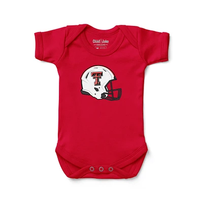 Infant Chad & Jake Red Texas Tech Raiders Logo Bodysuit