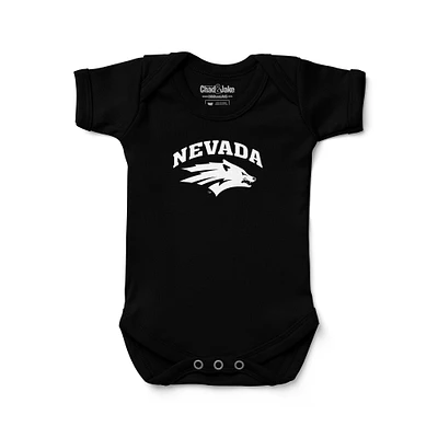 Infant Chad & Jake  Black Nevada Wolf Pack Logo Bodysuit