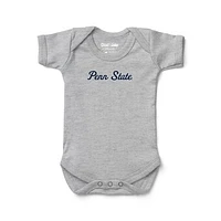 Infant Chad & Jake Heather Gray Penn State Nittany Lions Logo Bodysuit