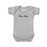 Infant Chad & Jake Heather Gray Penn State Nittany Lions Logo Bodysuit