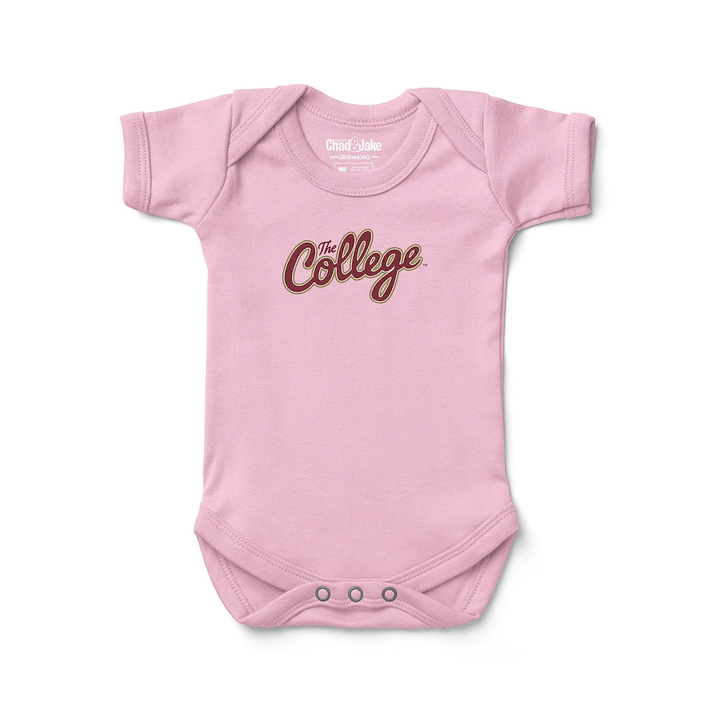 Infant Chad & Jake Light Charleston Cougars Logo Bodysuit