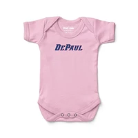 Infant Chad & Jake  Light Pink DePaul Blue Demons Logo Bodysuit