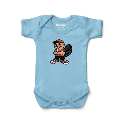 Infant Chad & Jake Light Oregon State Beavers Logo Bodysuit