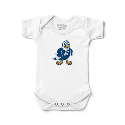 Infant Chad & Jake  White Emory Eagles Logo Bodysuit
