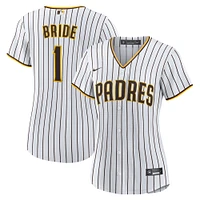 Women's Nike  White San Diego Padres #1 Bride Home Replica Jersey