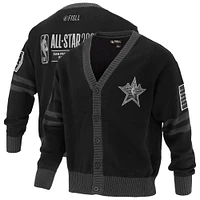 Unisex FISLL  Black 2025 NBA All-Star Game Full-Button Cardigan Sweater