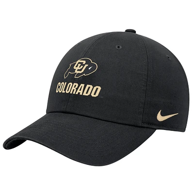 Men's Nike Black Colorado Buffaloes 2025 On-Field Club Adjustable Hat
