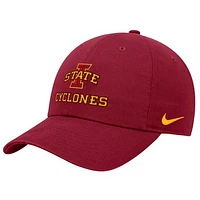 Men's Nike Cardinal Iowa State Cyclones 2025 On-Field Club Adjustable Hat