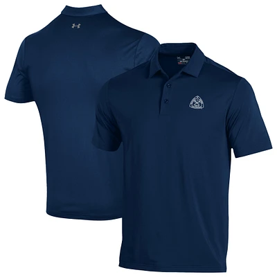 Men's Under Armour  Navy Colorado School of Mines Orediggers Performance Playoff Polo