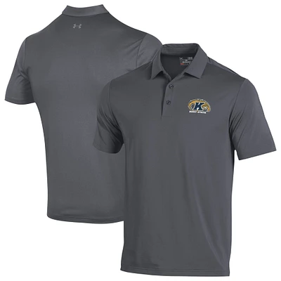 Men's Under Armour  Gray Kent State Golden Flashes Performance Playoff Polo