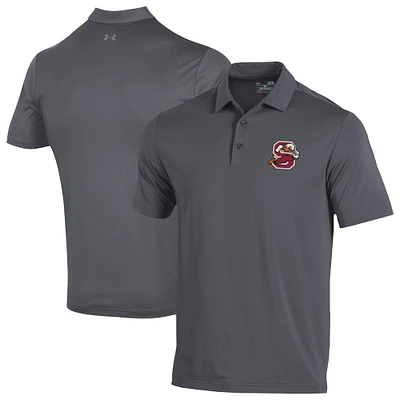 Men's Under Armour  Gray Stevens Institute of Technology Ducks Performance Playoff Polo