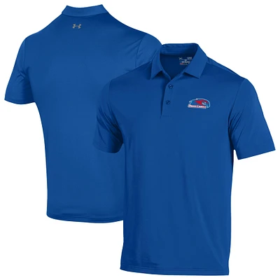 Men's Under Armour  Blue UMass Lowell River Hawks Performance Playoff Polo