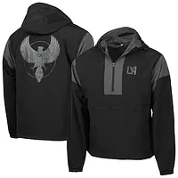 Men's Sport Design Sweden  Black LAFC Premium First Half Anorak Half-Zip Jacket