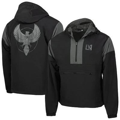 Men's Sport Design Sweden  Black LAFC Premium First Half Anorak Half-Zip Jacket