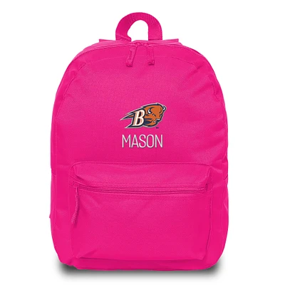 Chad & Jake  Pink Bucknell Bison Personalized Backpack