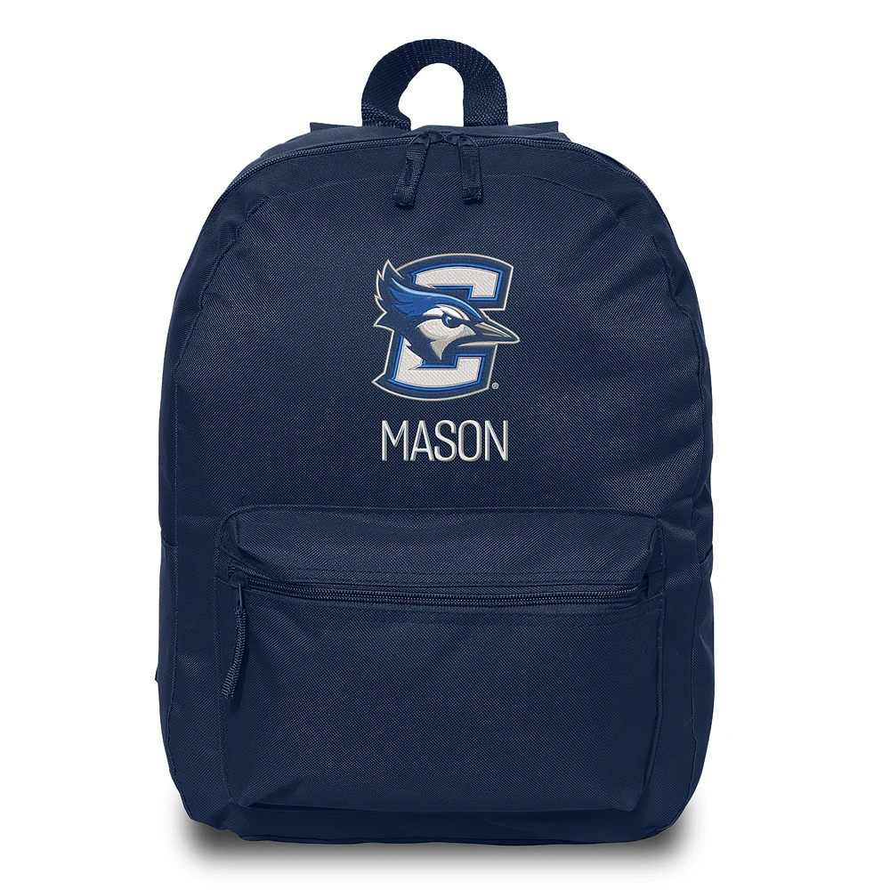 Chad & Jake Navy Creighton Bluejays Personalized Backpack