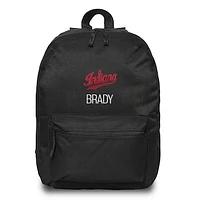 Chad & Jake Black Indiana Hoosiers Personalized Backpack