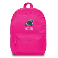 Chad & Jake  Pink Tulane Green Wave Personalized Backpack