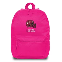 Chad & Jake  Pink Virginia Tech Hokies Personalized Backpack