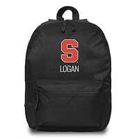 Chad & Jake  Black Syracuse Orange Personalized Backpack