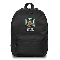 Chad & Jake  Black Ohio Bobcats Personalized Backpack