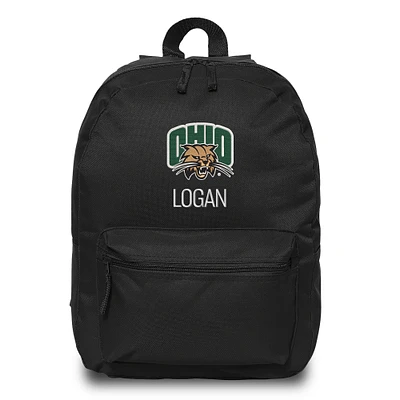 Chad & Jake  Black Ohio Bobcats Personalized Backpack