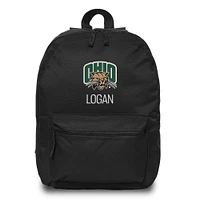 Chad & Jake  Black Ohio Bobcats Personalized Backpack