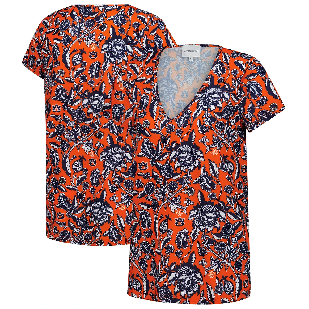 Women's Smith & Quinn Auburn Tigers Blake V-Neck T-Shirt