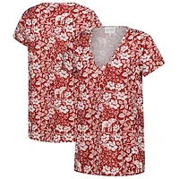 Women's Smith & Quinn Crimson Alabama Tide Blake V-Neck T-Shirt