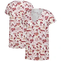 Women's Smith & Quinn White Florida State Seminoles Blake V-Neck T-Shirt