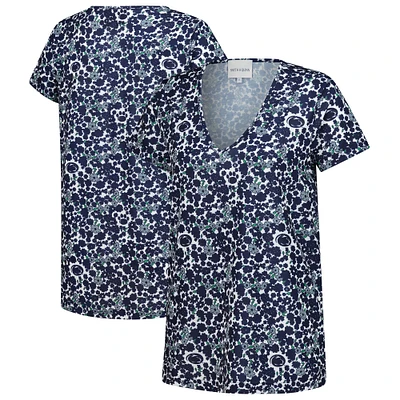 Women's Smith & Quinn Navy Penn State Nittany Lions Blake V-Neck T-Shirt