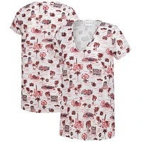 Women's Smith & Quinn White South Carolina Gamecocks Blake V-Neck T-Shirt