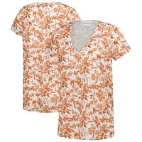 Women's Smith & Quinn White Texas Longhorns Blake V-Neck T-Shirt