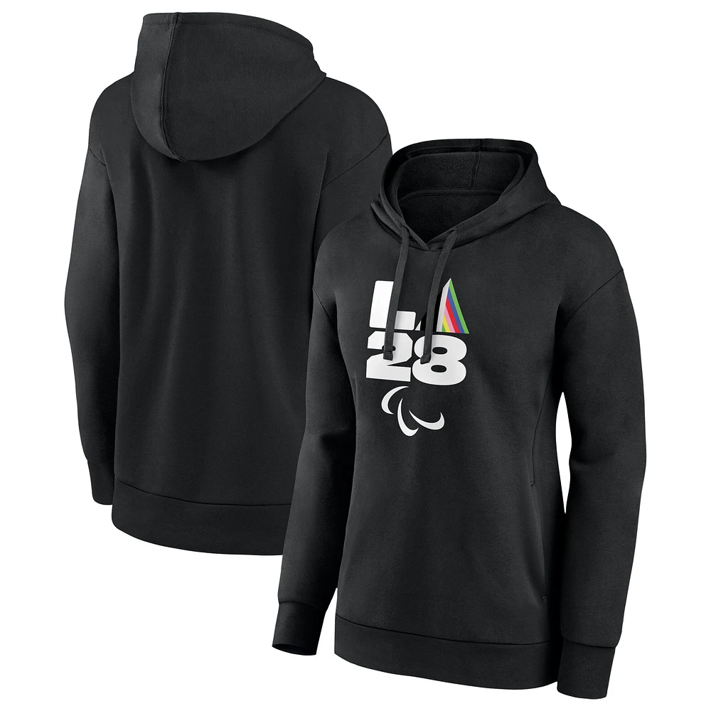 Women's Black LA 2028 Summer Olympics Prism Pullover Hoodie