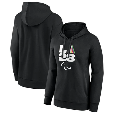 Women's Black LA 2028 Summer Olympics Prism Pullover Hoodie