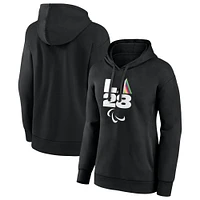 Women's Black LA 2028 Summer Olympics Prism Pullover Hoodie