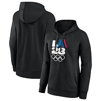 Women's LA 2028 Summer Olympics Retro Stripe Pullover Hoodie